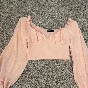 Cute pink top